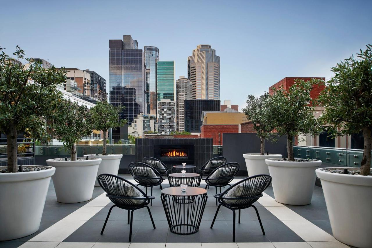 Sheraton Melbourne Hotel Exteriér fotografie The rooftop bar at the Hotel