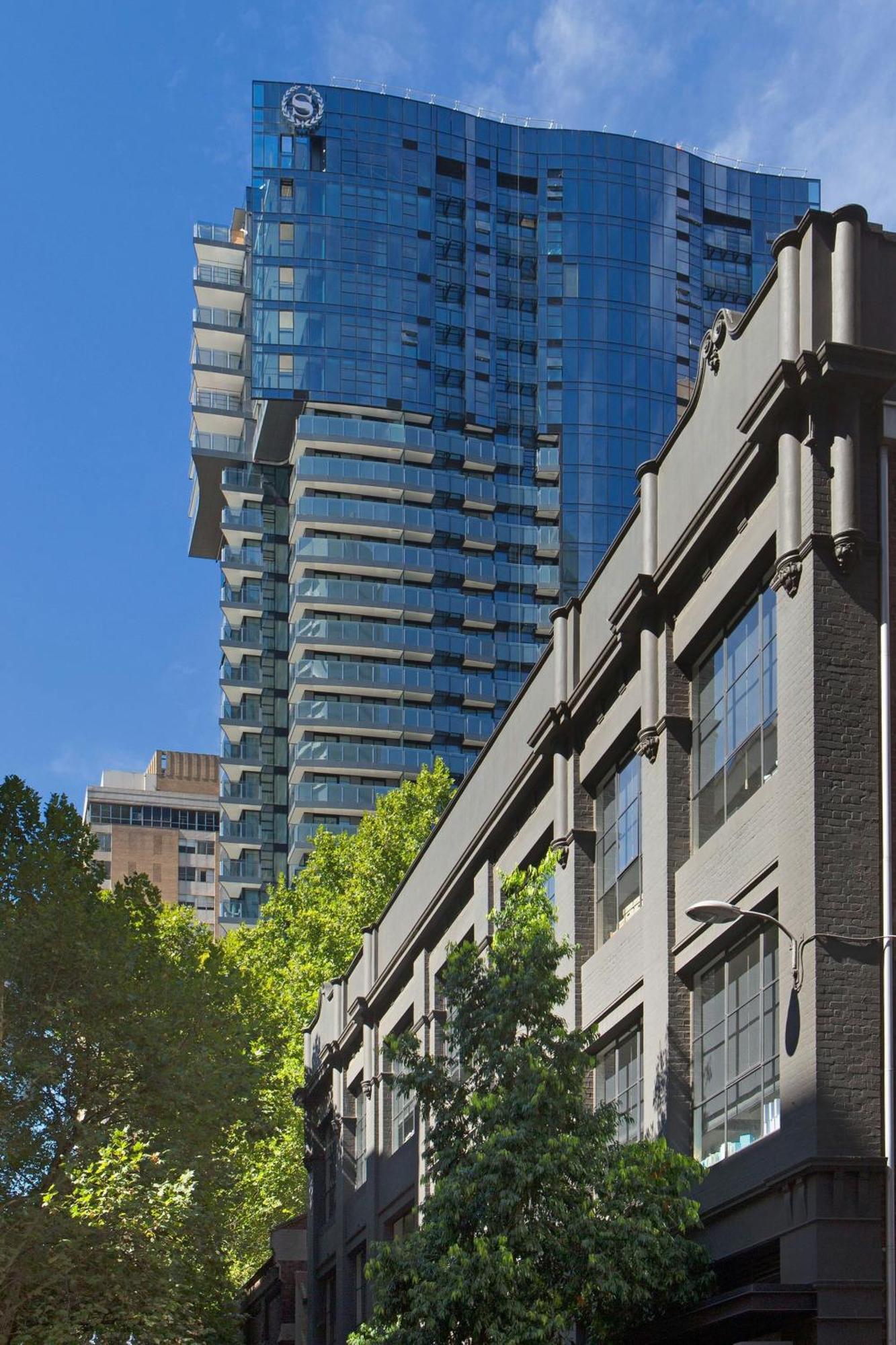 Sheraton Melbourne Hotel Exteriér fotografie The building's facade